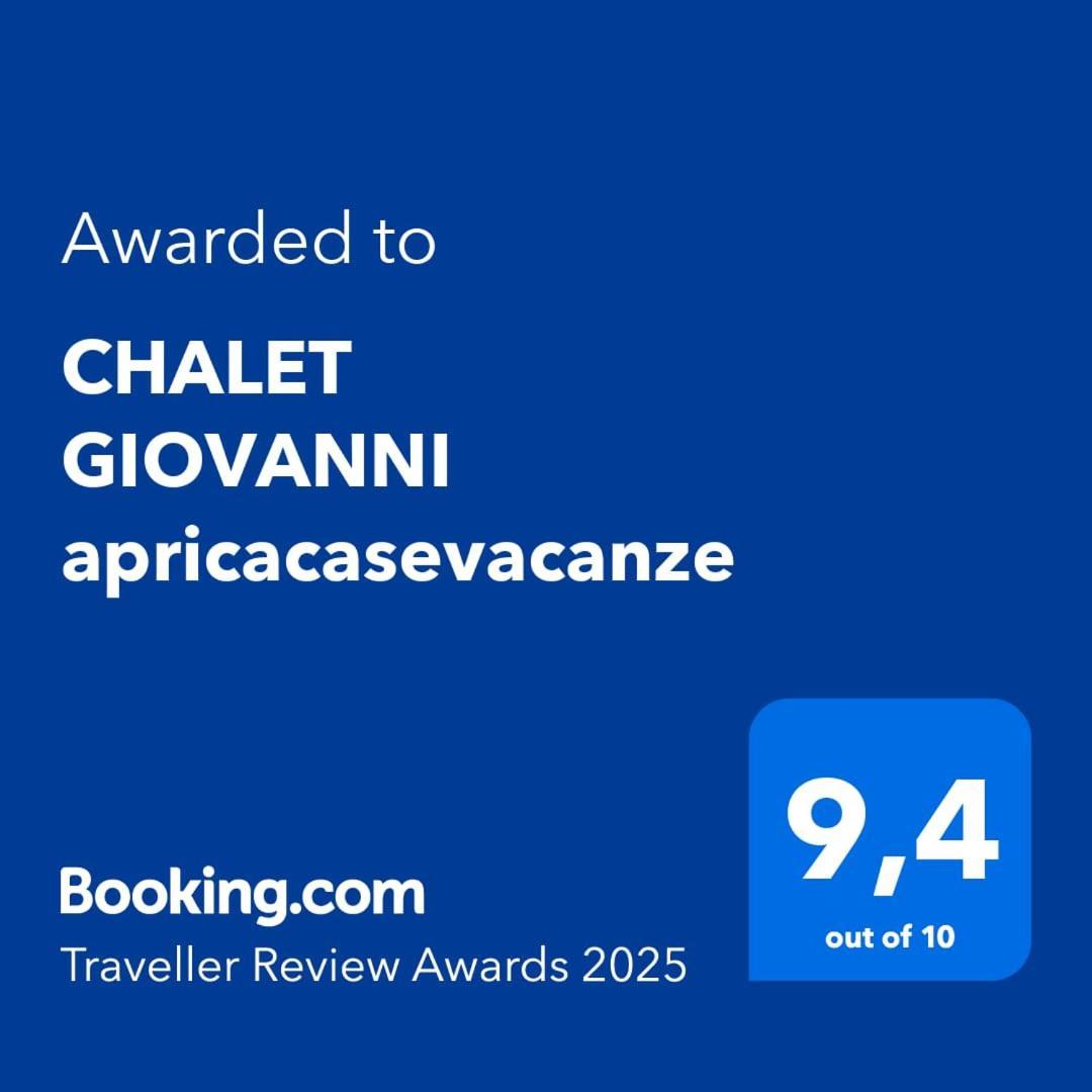 Chalet Giovanni Apricacasevacanze Eksteriør bilde